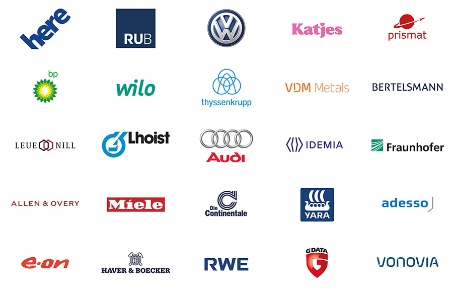 Auszug aus Kunden Logos
